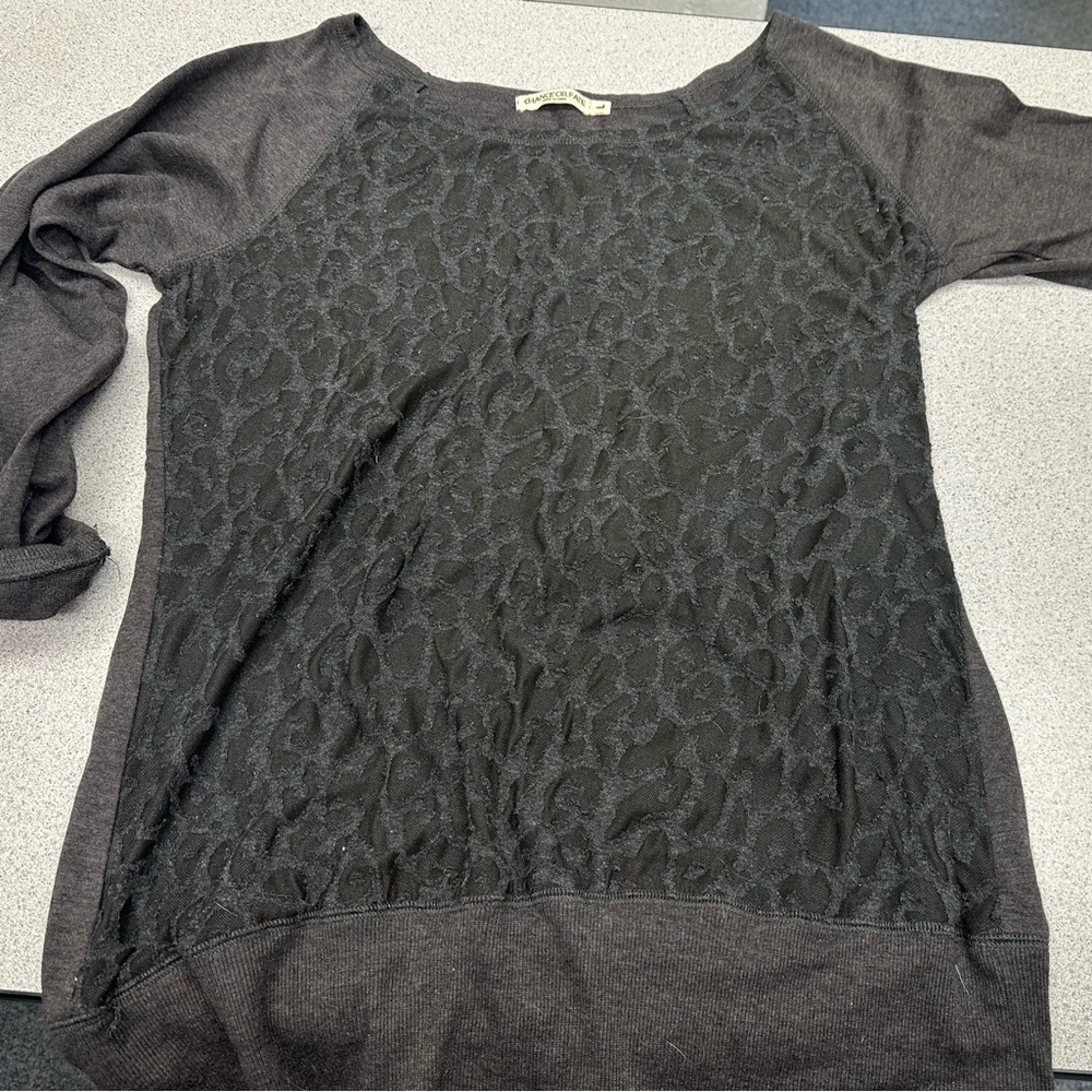 Women's Gray Sweater - Crew Neck